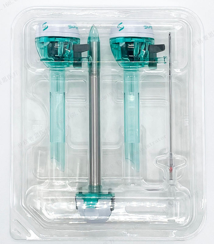 Surgsci トロカーキット 12mm 腹腔外科 ステリル 器具 可視 トロカーキット オプティカル トロカーセット