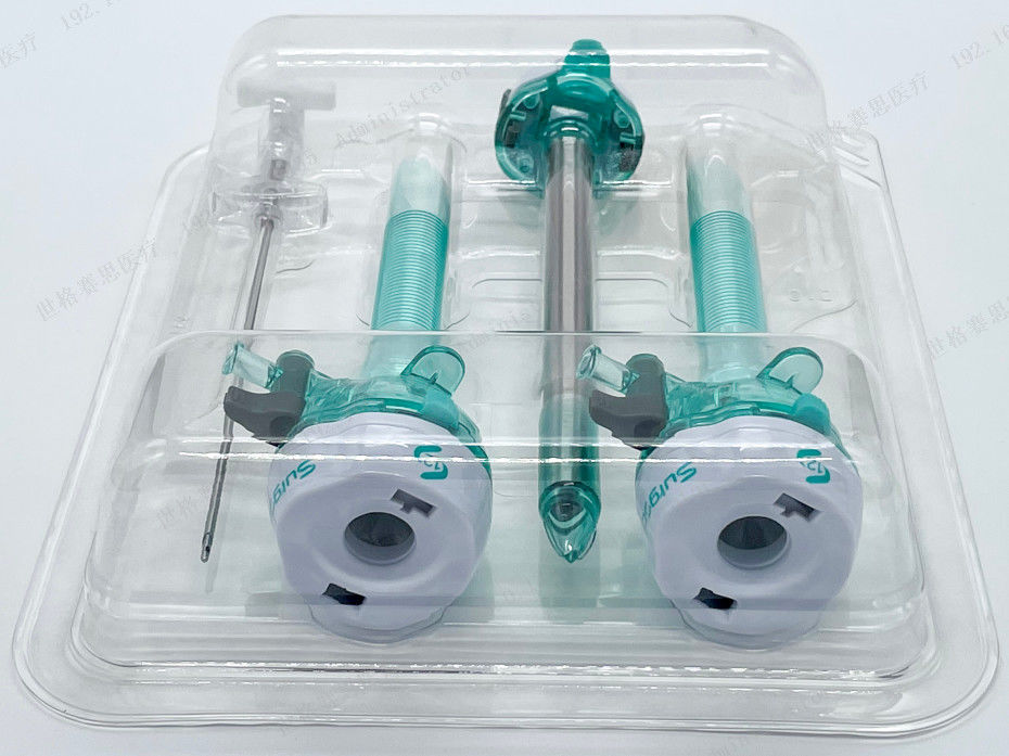 Surgsci トロカーキット 12mm 腹腔外科 ステリル 器具 可視 トロカーキット オプティカル トロカーセット